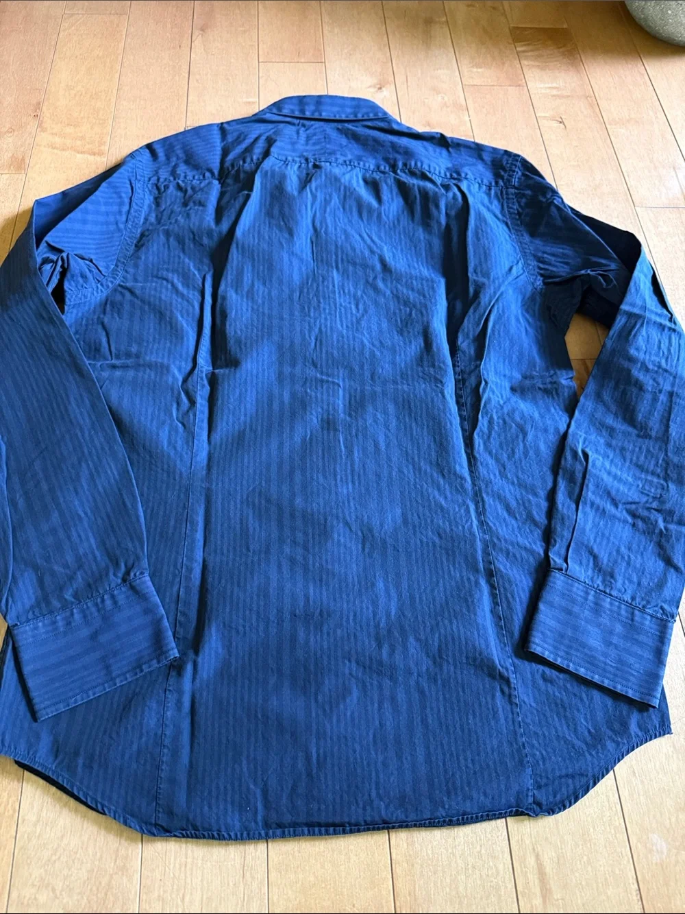 Banana Republic Men's Navy Blue Dress Shirt
